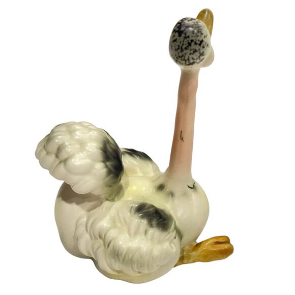 Vintage Josef Originals Mother Ostrich Figurine Japan Hand Painted Ceramic Bird - Picture 4 of 16
